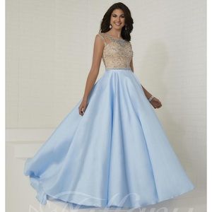 Tiffany designs pageant/prom dress